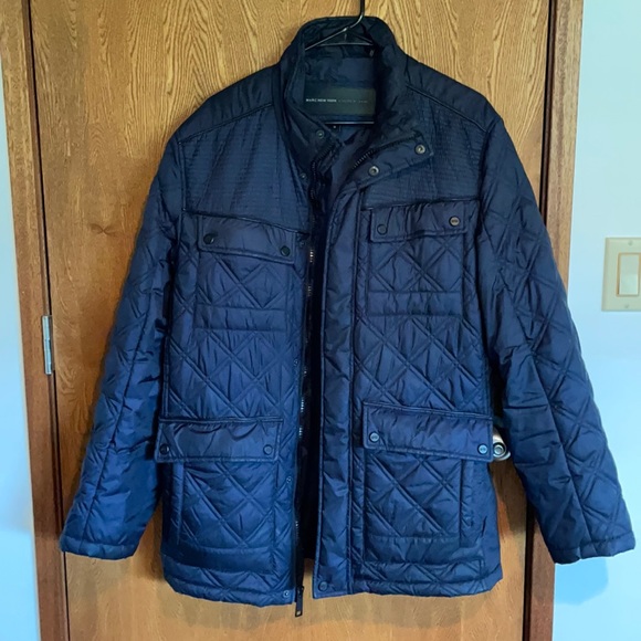 Andrew Marc Jackets & Coats Marc New York Mens Navy Quilted Jacket